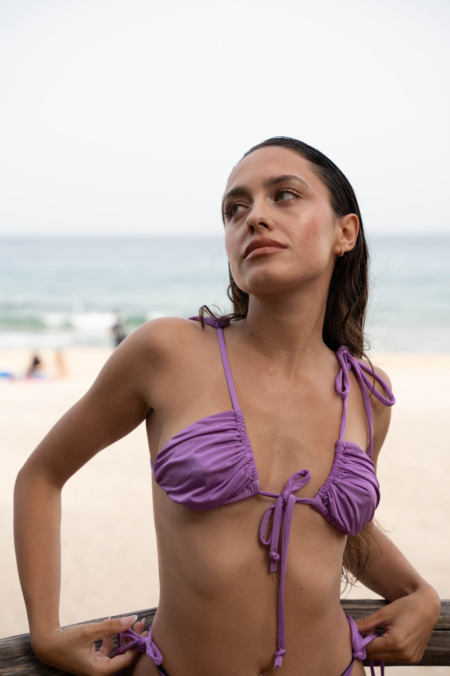 CLASSIC AMETISTA Bikini a triangolo regolabile viola