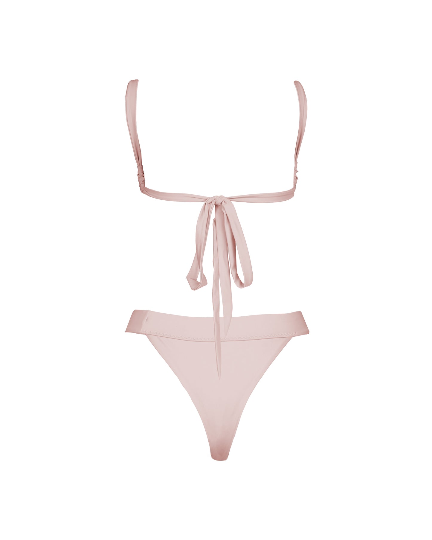 CLASSIC MOOREA Bikini a balconcino rosa cipria