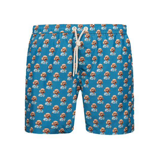 ✨ CRAZY PABLO + NFT ✨ Pantaloncini da bagno stampa Crazy Pablo #4228