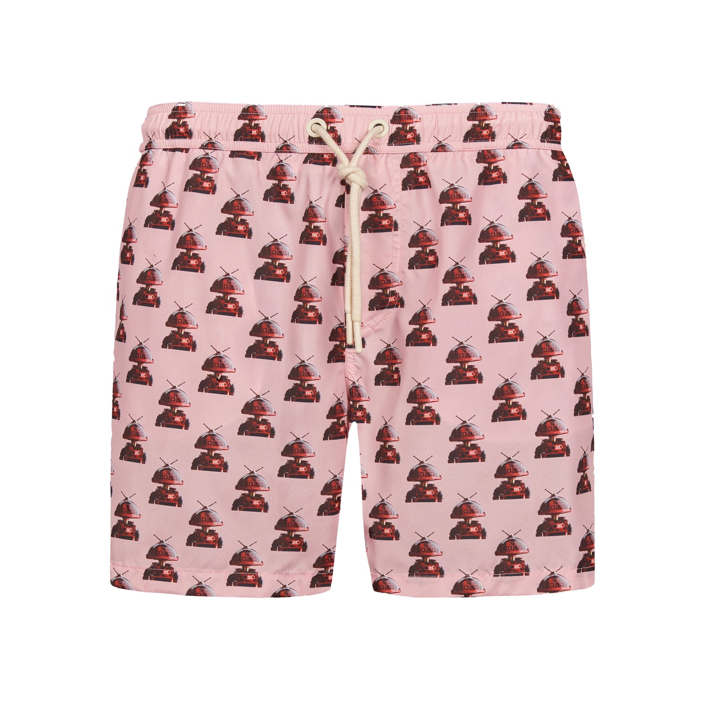 Swim shorts with AlphaBot #9527 print