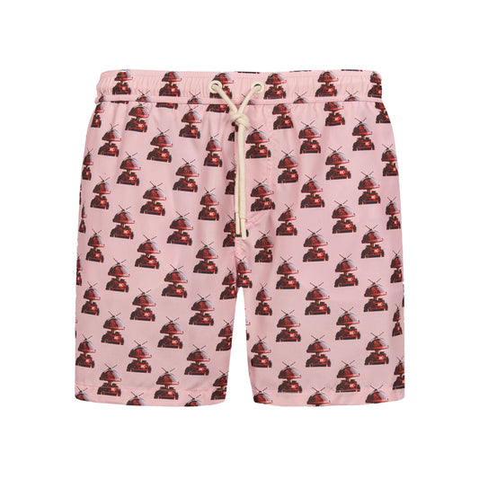 Pantaloncini da bagno stampa AlphaBot #9527