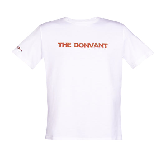 T-shirt in cotone stampa The BonVant bordeaux