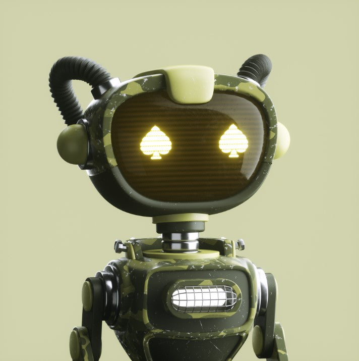 Pantaloncini da bagno stampa AlphaBot #3253