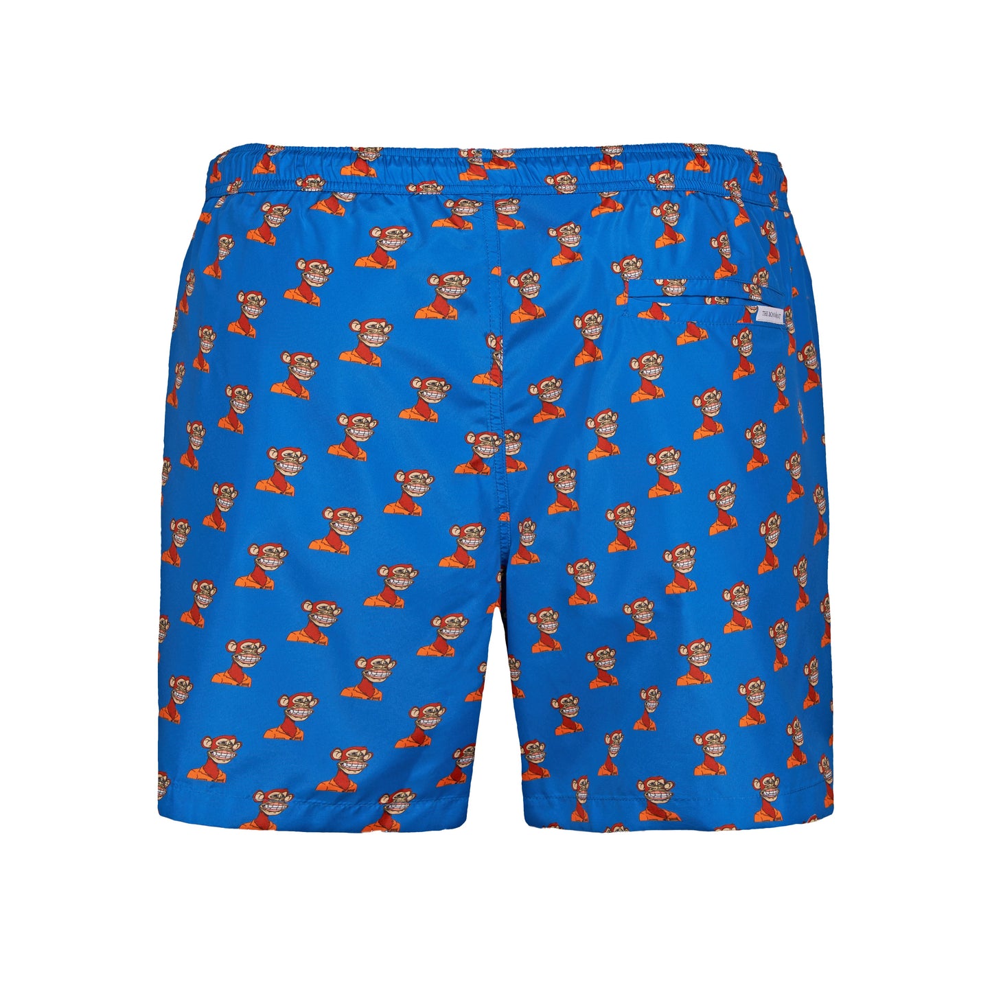 Swim shorts with BASC #2163 print
