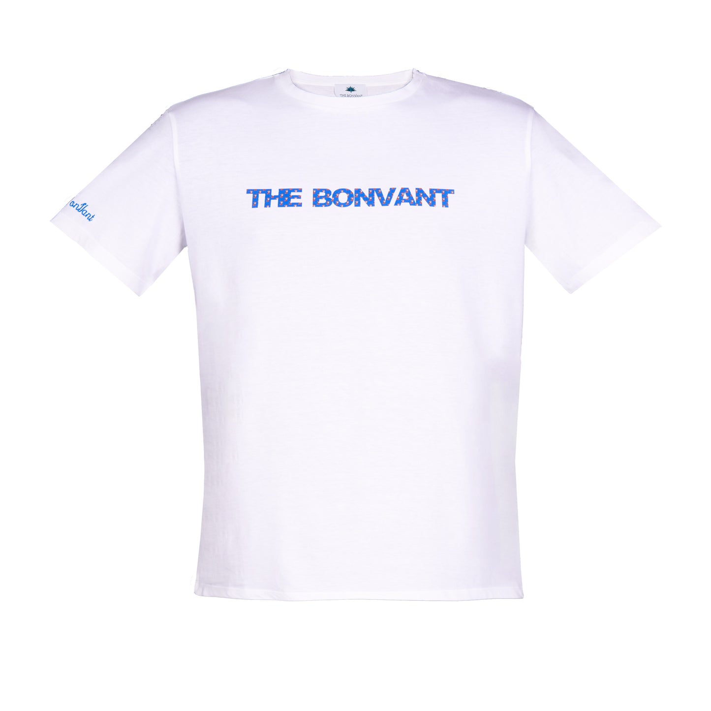 T-shirt in cotone stampa The BonVant blu